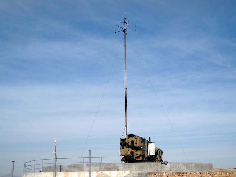 18-meter antenna testing turntable