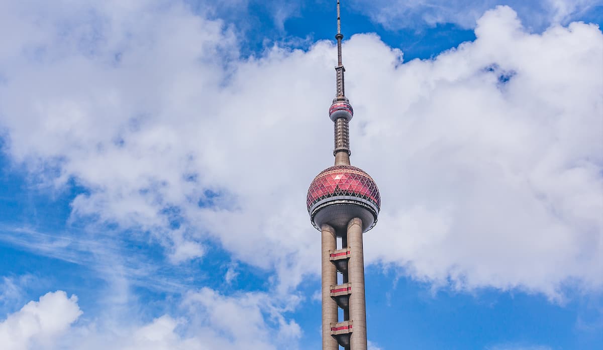 Oriental Pearl Tower Landmark View
