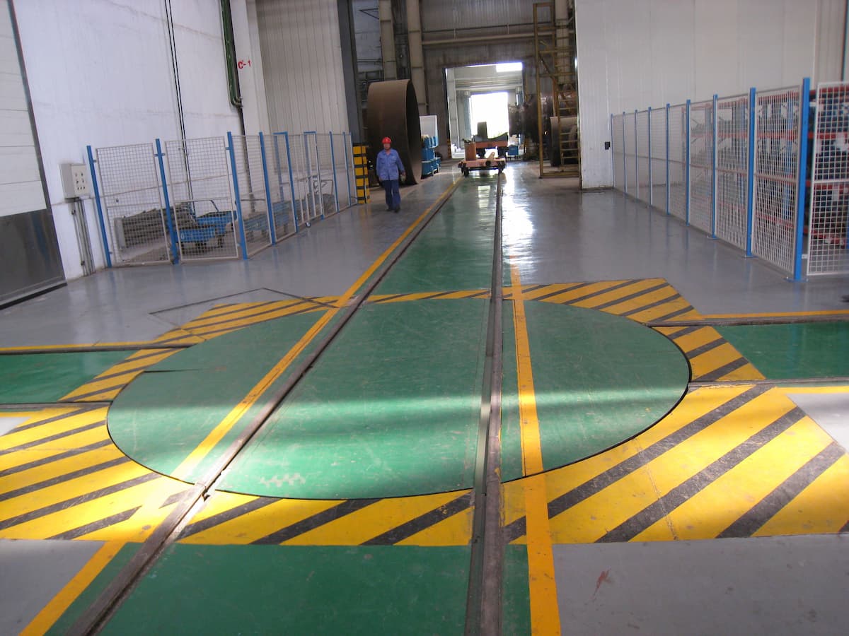 Weizhong Heavy-duty Railway Platform Turntable and Track Transfer System