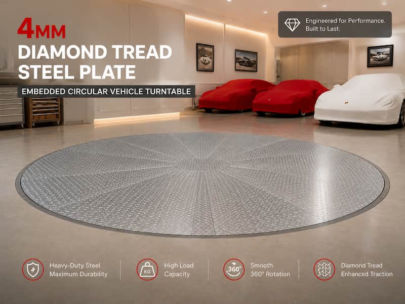 Steel Plate and Diamond Tread Steel Plate options