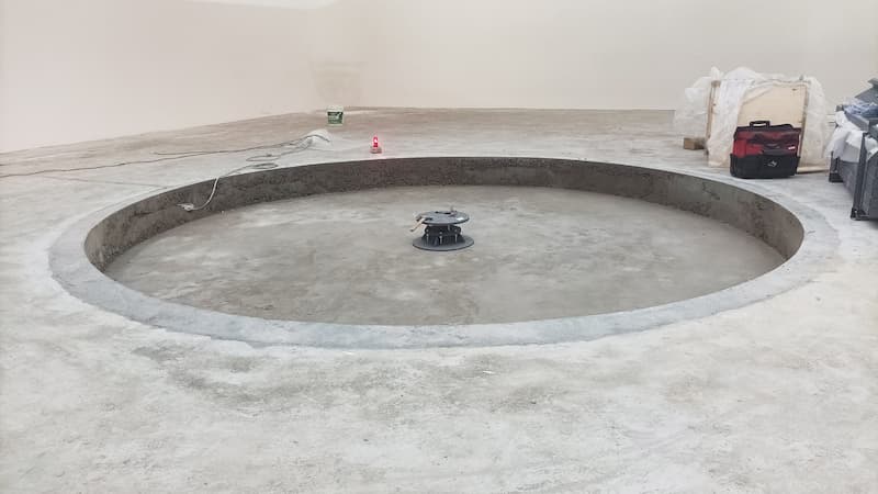Foundation and center bearing