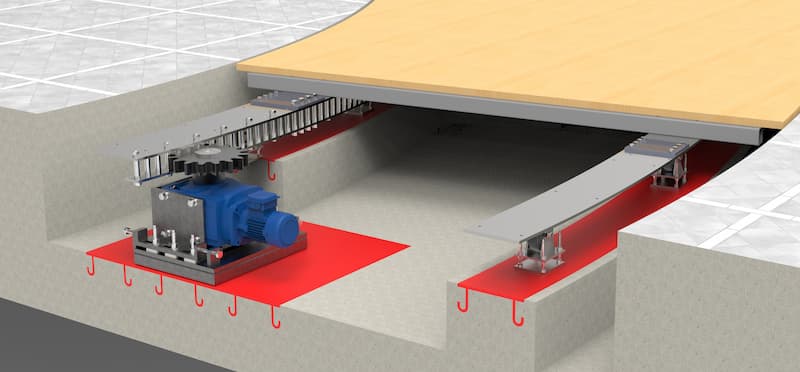 Horizontal-Drive System Array